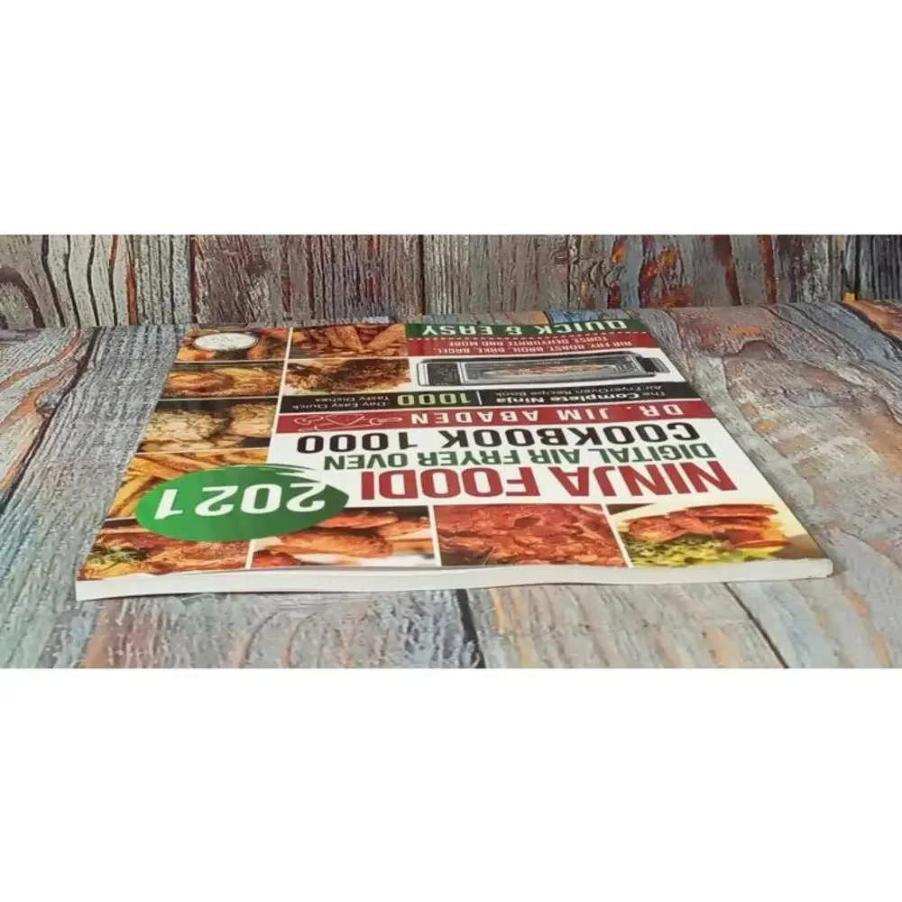 Ninja Foodi Digital Air Fryer Oven Cookbook 1000 by‎ Dr. Jim Abaden - 2021